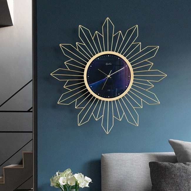 Crystalized Luxury Art Wall Clock