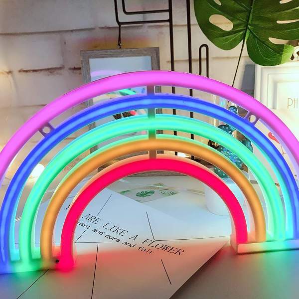Rainbow Neon Sign