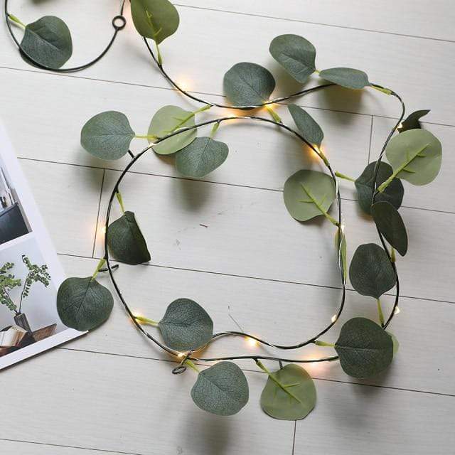 Artificial Eucalyptus Vine LED String Lights