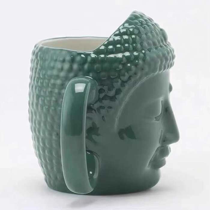 Zen Buddha Head Coffee Mug