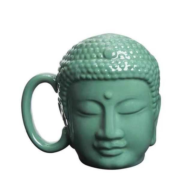 Zen Buddha Head Coffee Mug