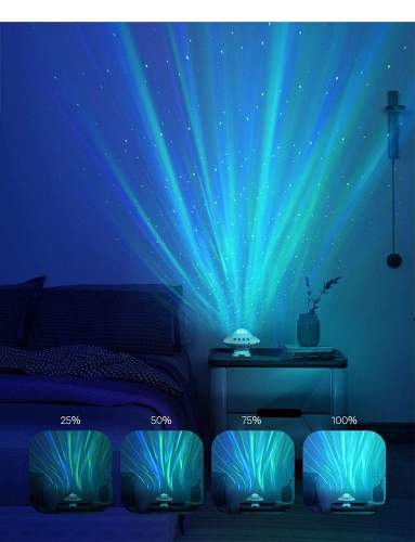 UFO Aurora Starry Sky Projector Lamp