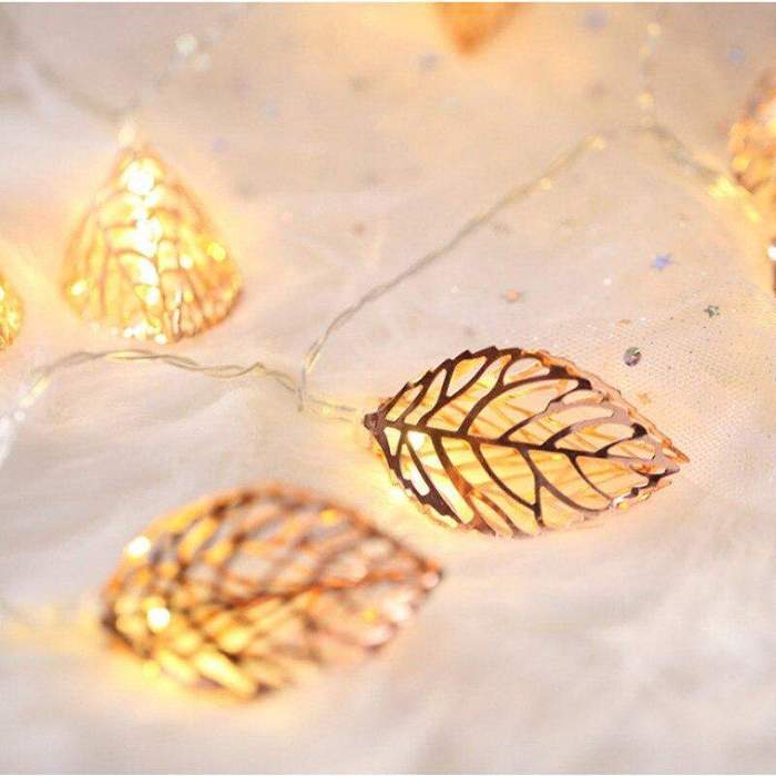 Gold Leaf String Lights