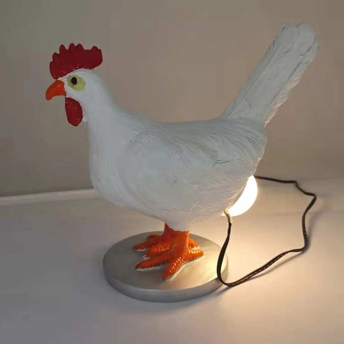 Laying Egg Chicken Lamp