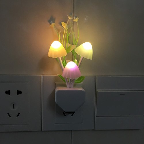LED Mushroom Wall Light