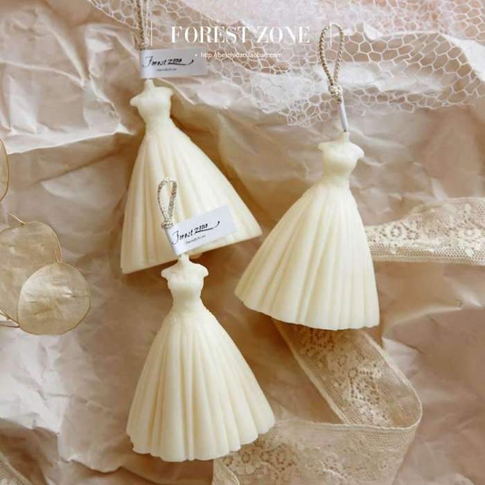 Wedding Dress Scented Candles