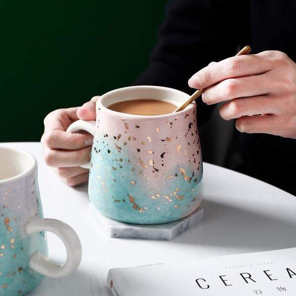 Glazed Ceramic Coffee Mug
