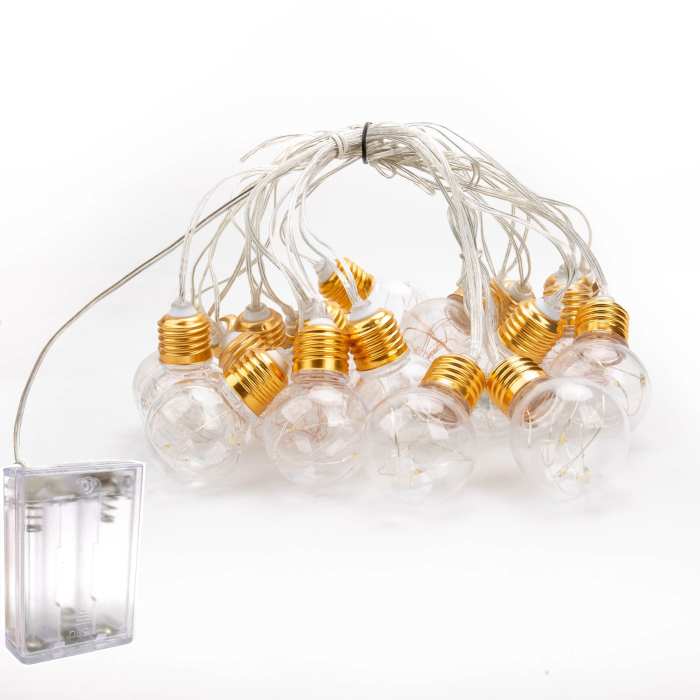 Festoon Brass Micro String Fairy Lights