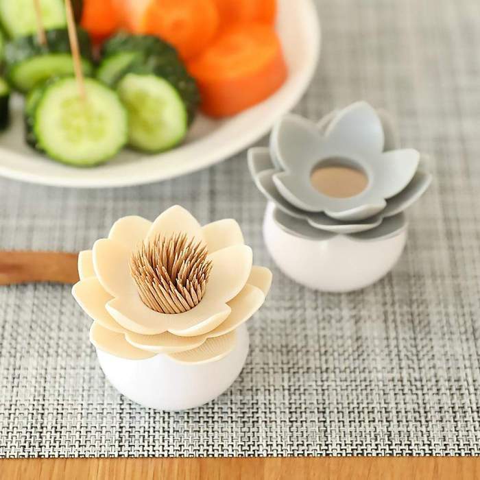 Lotus Cotton Swab Holder