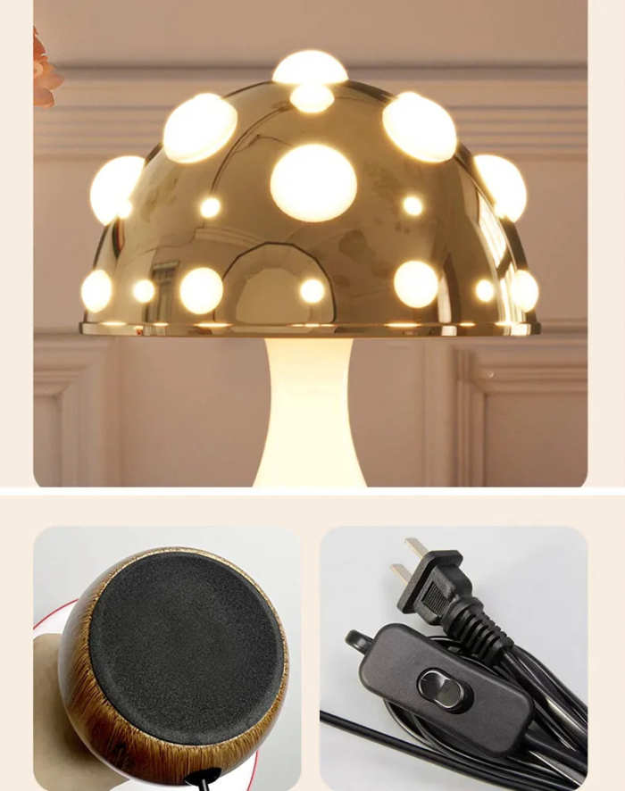 Amanita Mushroom Table Lamp