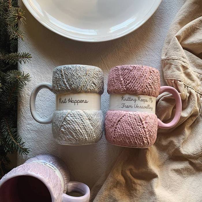 Wool Ceramics Mugs