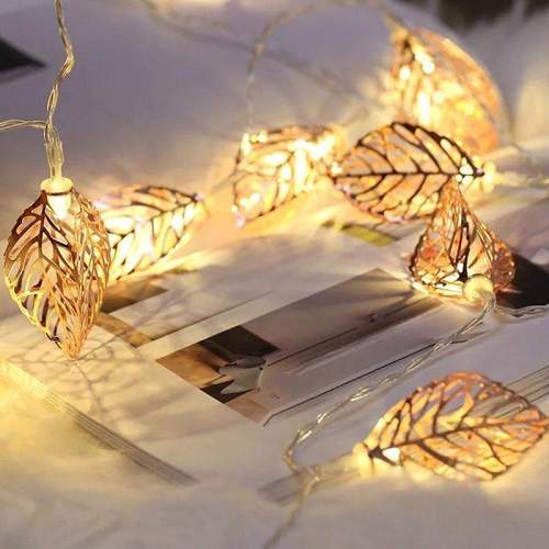 Gold Leaf String Lights