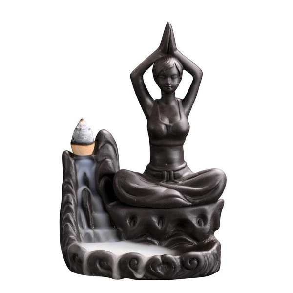 Yoga Girl Backflow Incense Burners