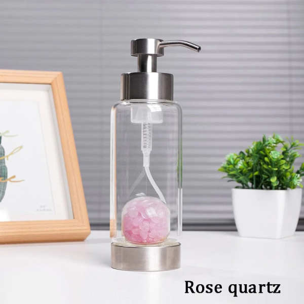 Energy Cleansing Crystal Lotion Bottle