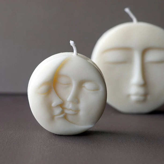 Moon Face Scented Candle