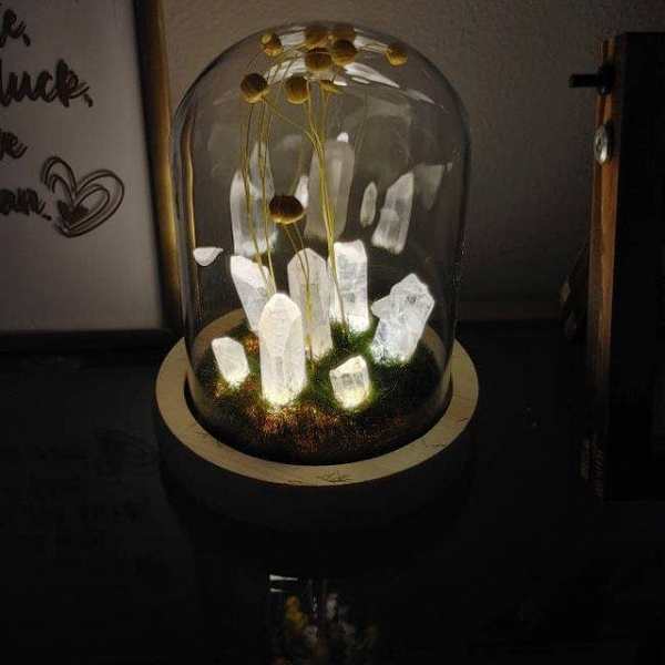 DIY Crystal Valley Night Light