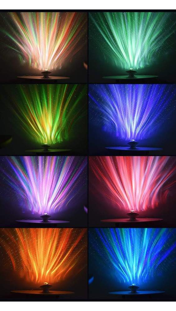 UFO Aurora Starry Sky Projector Lamp