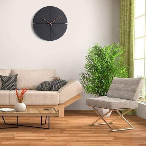 Nordic Minimalist Wooden Wall Clock