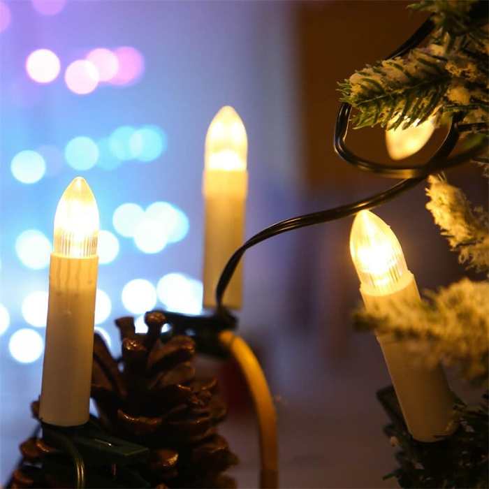 LED Candles Christmas Tree Decor Set