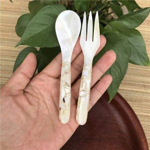 Sea Shell Spoon And Fork