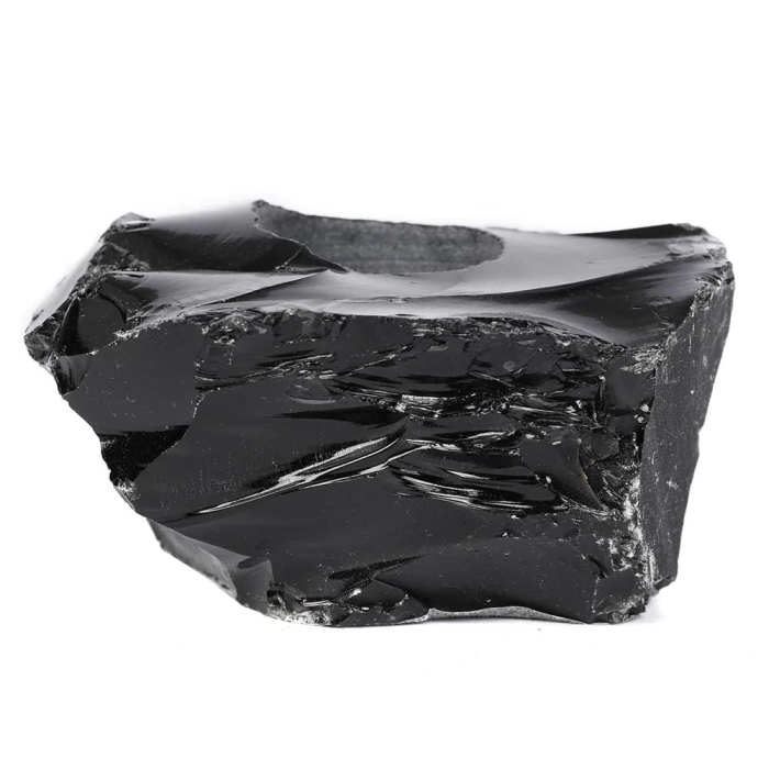 Black Obsidian Candlestick