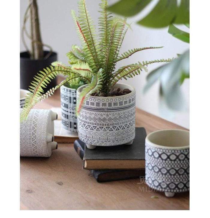 Creative Ceramic Flower Pot With Legs
