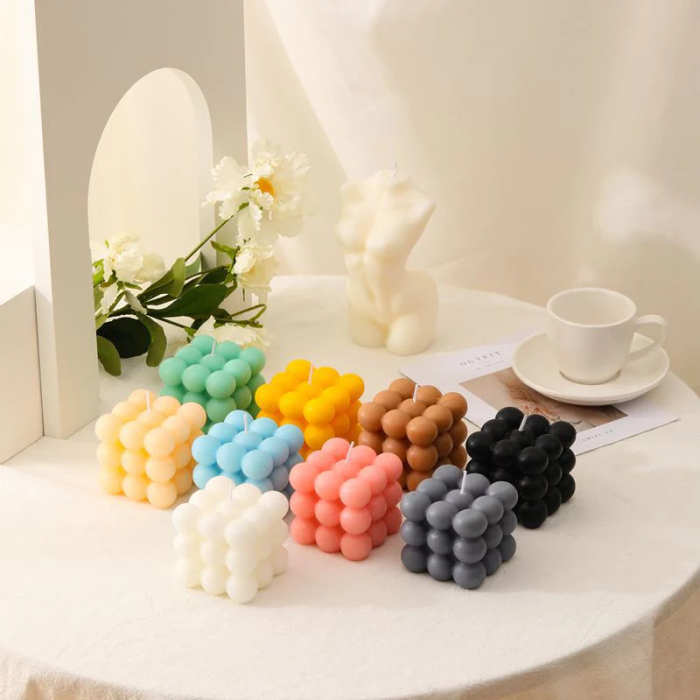 Cube Bubble Scented Candles