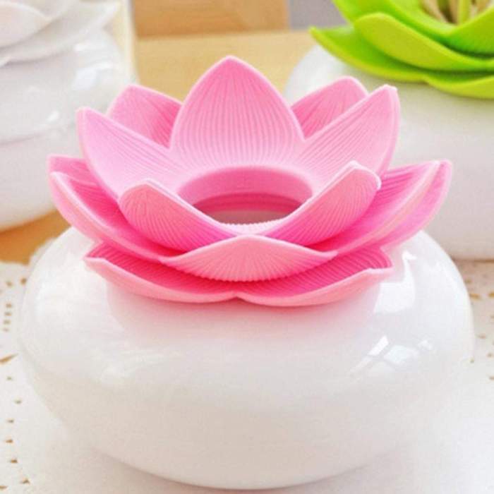 Lotus Cotton Swab Holder