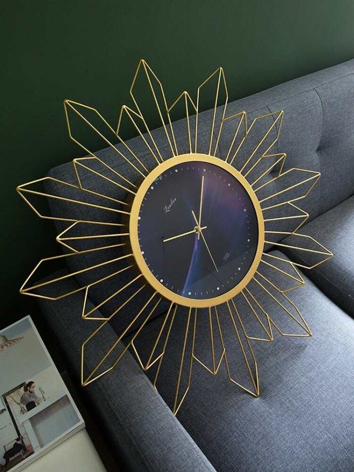 Crystalized Luxury Art Wall Clock