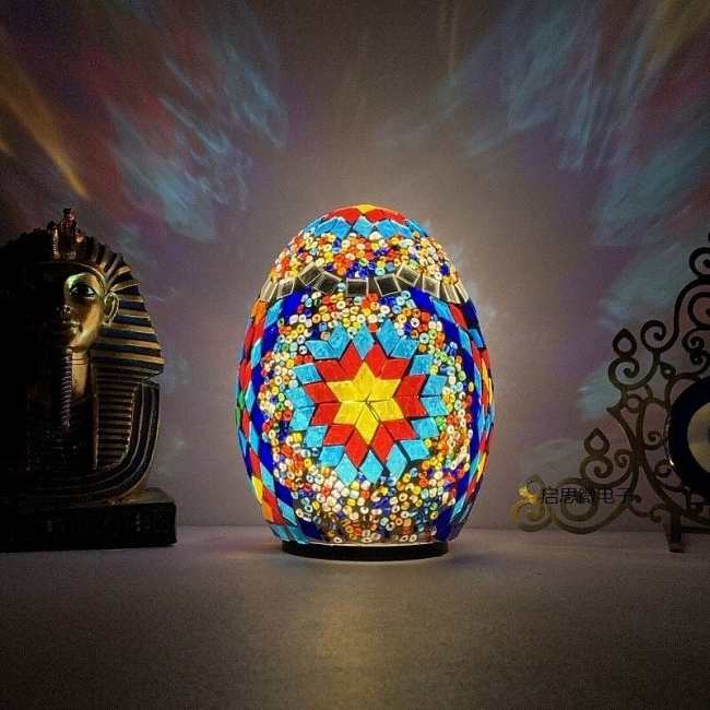 Egyptian Egg Mosaic Lamp