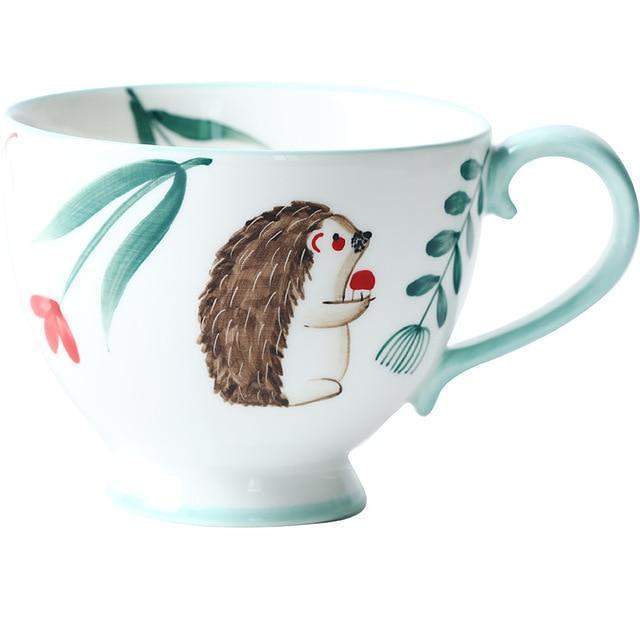 Hand-painted Animals Ceramic Coffee Mug