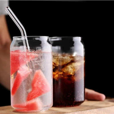Can Shaped Glass Cup