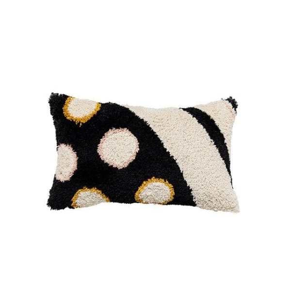Tufted Tasseled Cushion Cover
