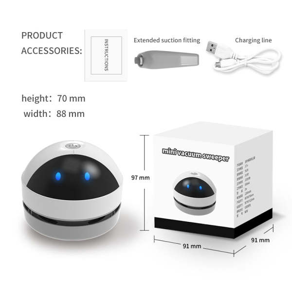 Mini Robot Vacuum Cleaner