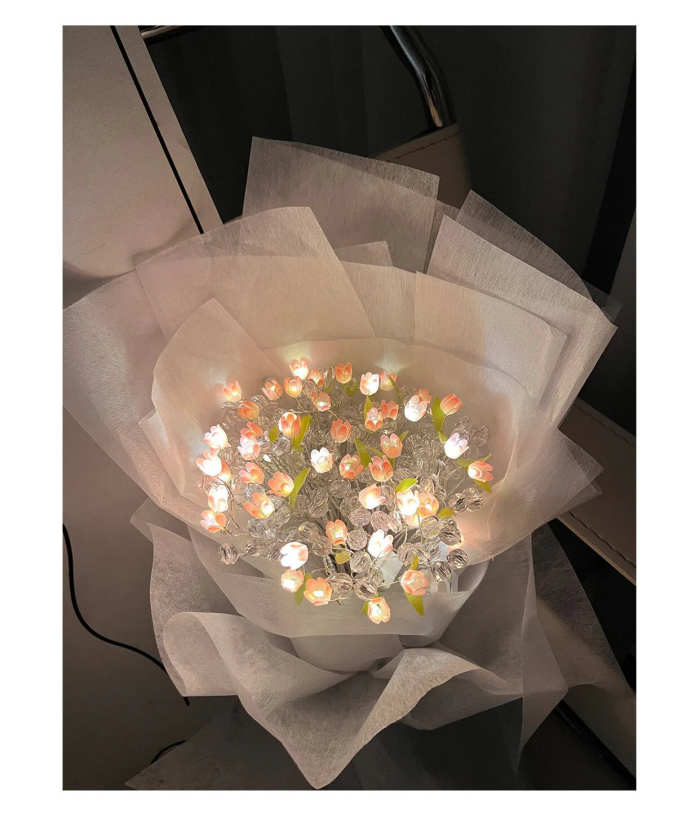 DIY LED Tulip Bouquet