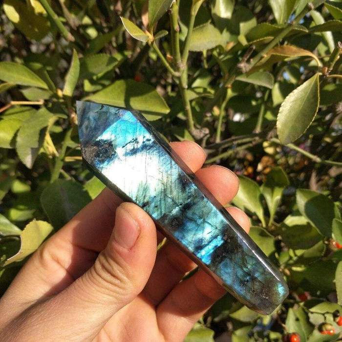 Labradorite Crystal Pipe