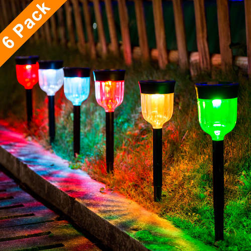 Solar Pathway Lights Color Changing