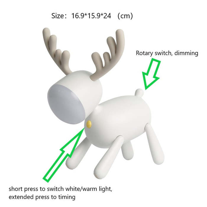 Elk Deer Rotary Tail Adjustable