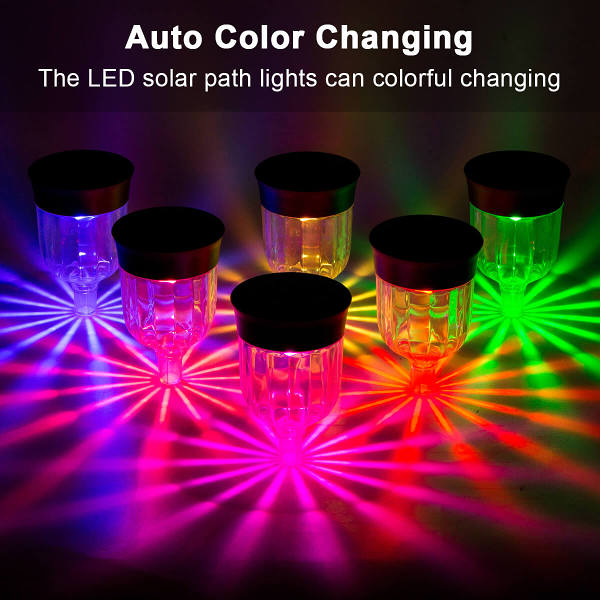 Solar Pathway Lights Color Changing