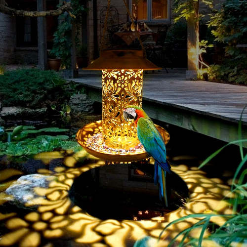 Pagone - Solar Bird Feeder Waterproof Light