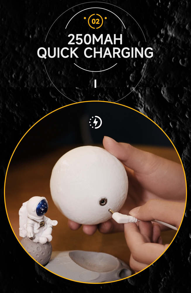 PQ LED Moon Astronaut Night Lights