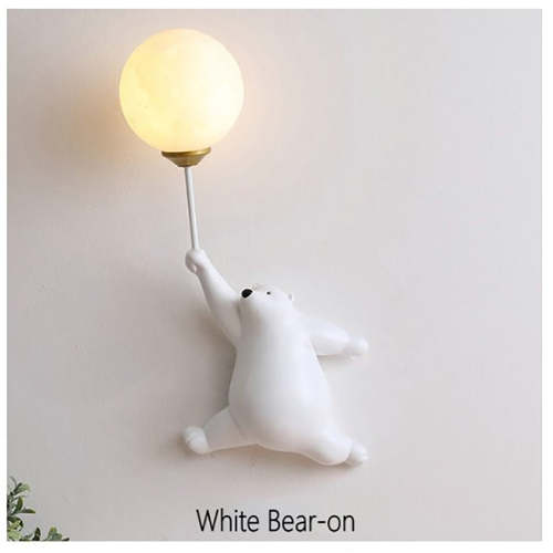 Cartoon Bear Children Moon Lamp
