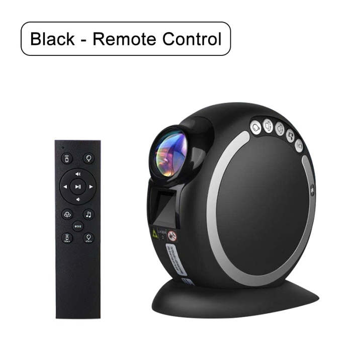 PQ Bluetooth Music Star Projector Night Light Remote Control
