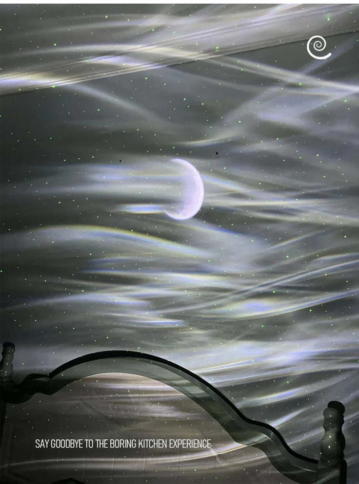 PQ Moon Galaxy Night Lights Bluetooth Music Laser Star Nebula Projection