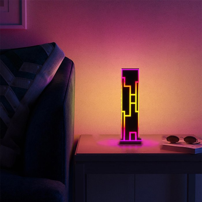 RGB Cube Standing Game Light with Remote Control