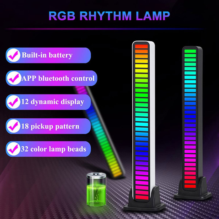 PQ Music Sound Control Pickup Rhythm Ambient Atmosphere Night Lamp