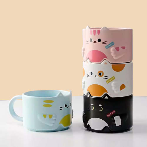 Cute Kitty Stackable Coffee Mug