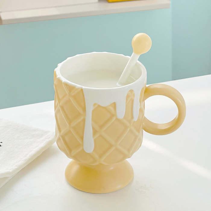 Ice Cream Waffle Coffee Mug