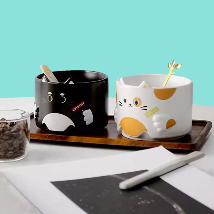 Cute Kitty Stackable Coffee Mug