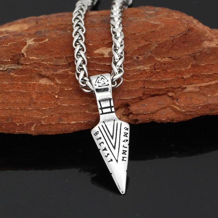 Vikings Odin’s Gungnir Spear Stainless Stee Necklace